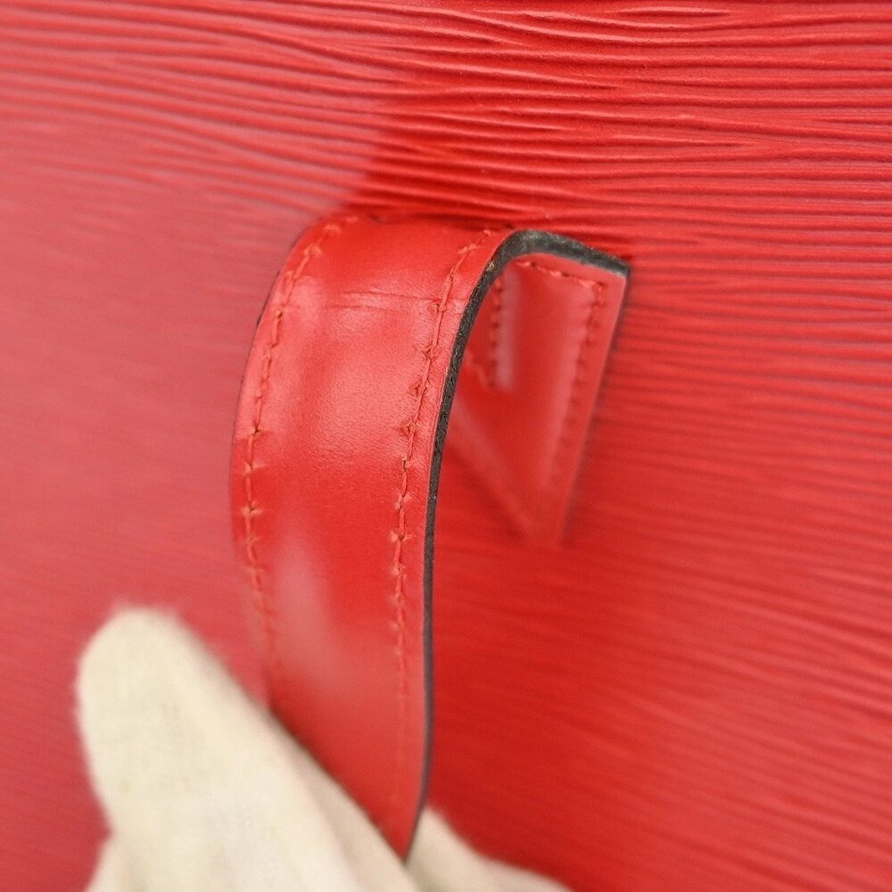 LOUIS VUITTON RED EPI LUSSAC SHOULDER BAG M52287 VI0930 NQ04590 - Picture 7 of 11